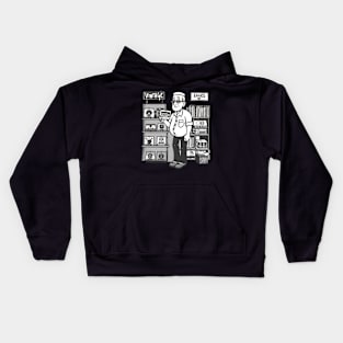 Record shop Kids Hoodie